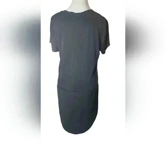 ANTHROPOLOGIE Dolan Left Coast Collection Loren  Tunic Tee Shirt Dress Black - Picture 2 of 7